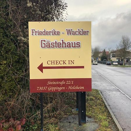 Friederike Wackler Gaestehaus Goeppingen Ngoại thất bức ảnh